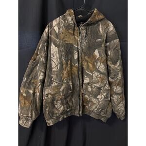 Outfitters Ridge Camo Hooded Jacket Insulated RealTree 2XL